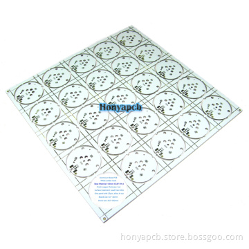 Aluminium Base PCB, 4.0mm Board Thickness, White Solder Mask